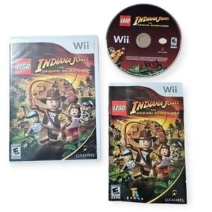 LEGO Indiana Jones: The Original Adventures (Nintendo Wii, 2008) with‎ Booklet